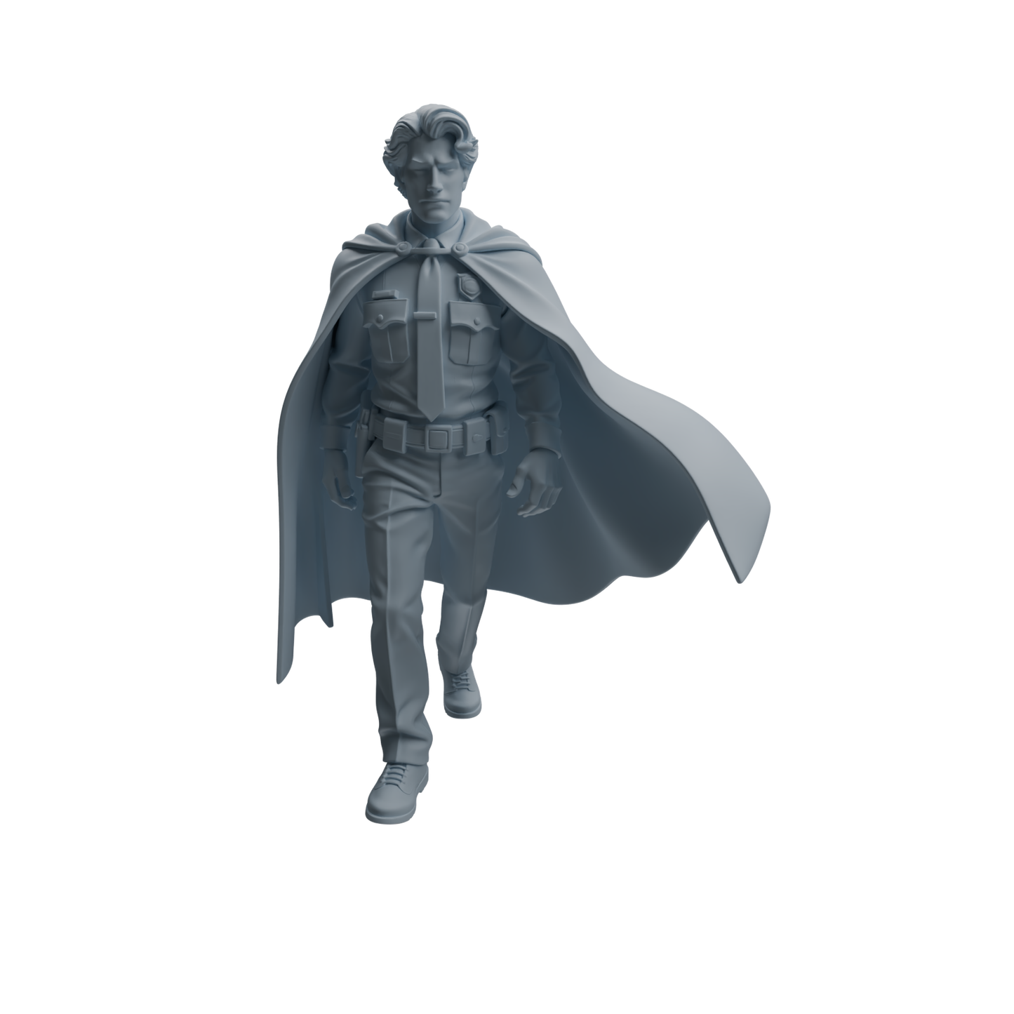 MRY-SFW LYTR949 Cape Uniform Man Character Modern Model 4 pcs
