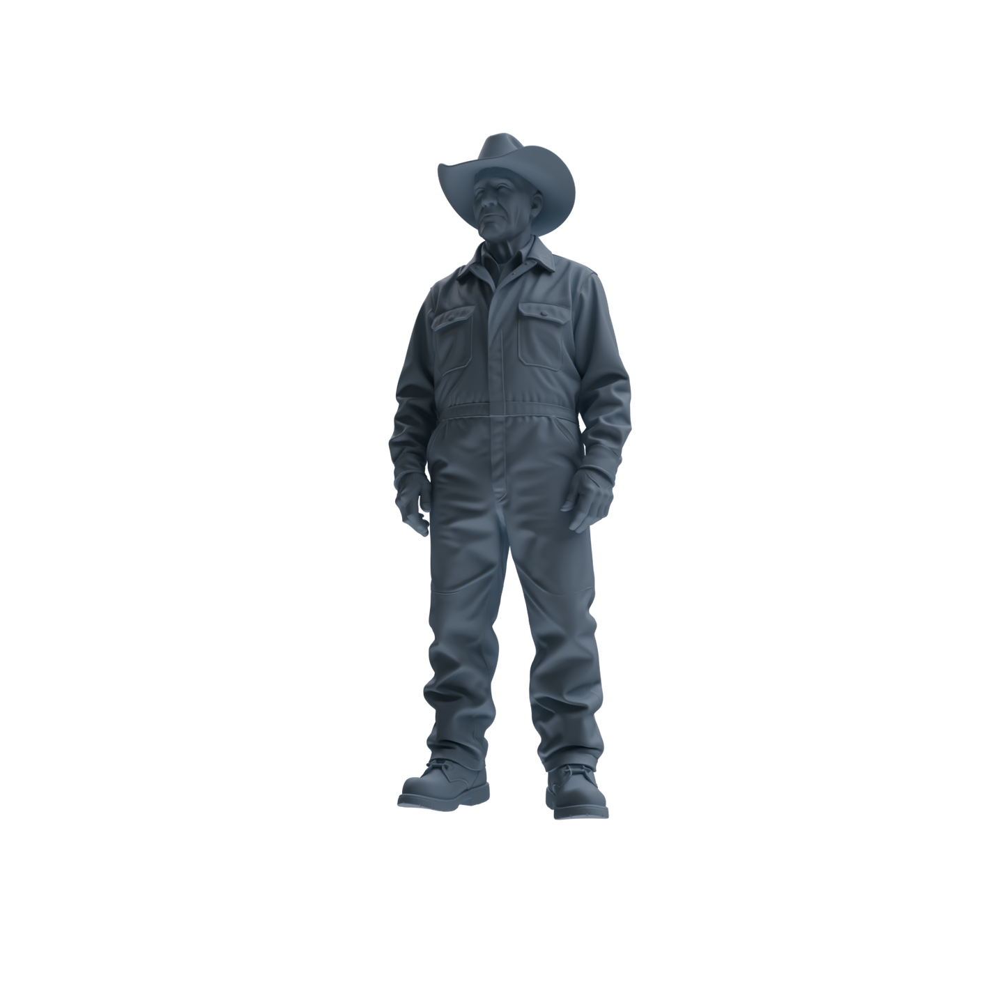 MRY-SFW LYTR922 Farm Cowboy Worker Multi-pose Modern Model 3 pcs