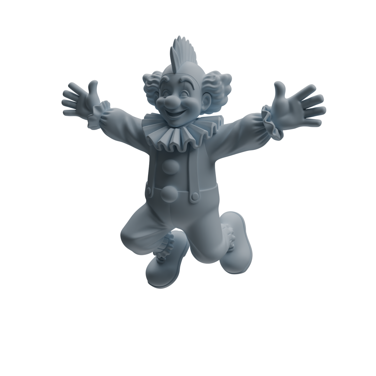 MRY-SFW LYTR1056 Circus Clown Performance Pose Character Modern Model 3 pcs