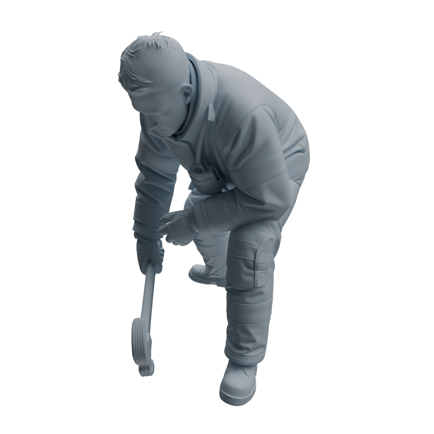 MRY-SFW LYTR1065 Rescue Command Pose Firefighter Character Modern Model 3 pcs