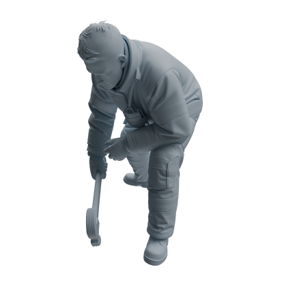 MRY-SFW LYTR1065 Rescue Command Pose Firefighter Character Modern Model 3 pcs