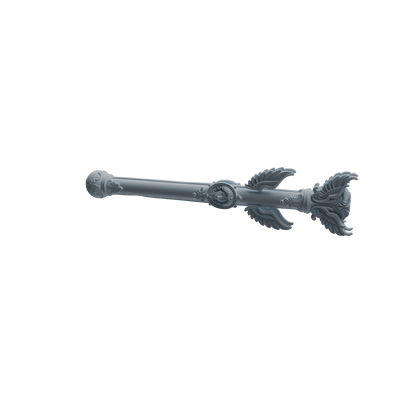 MRY-SFW LYGS424 Winged Decorative Scepter and Trident Weapon Modern Model 4 pcs