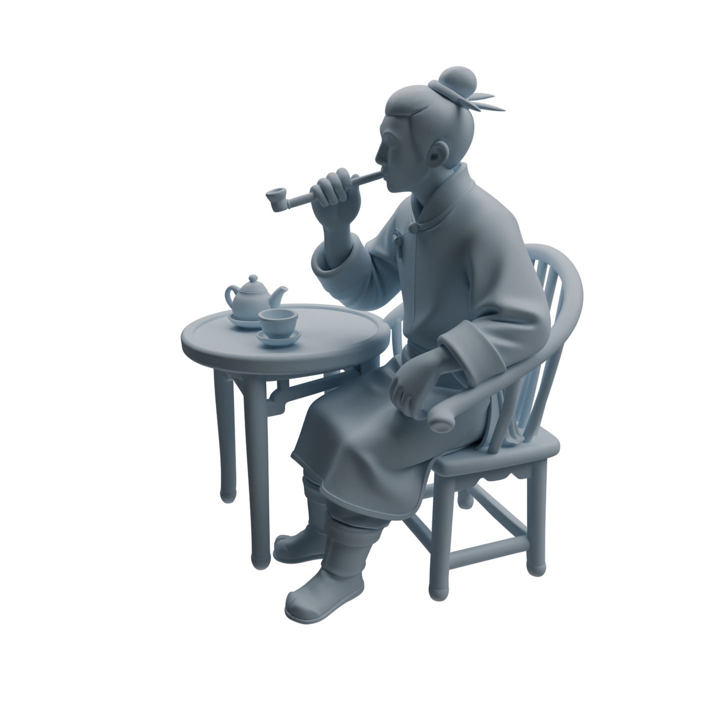 MRY-SFW LYTR978 Ancient Tea Ceremony Character Modern Model 3 pcs