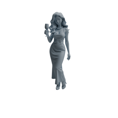 MRY-SFW LYTR935 Banquet Female Guest Character Modern Model 4 pcs