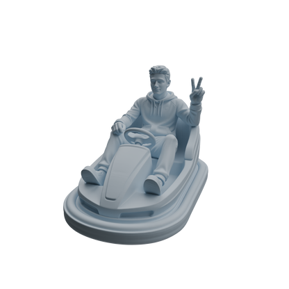 MRY-SFW LYTR1046 Amusement Park Bumper Car Adult Character Modern Model 4 pcs