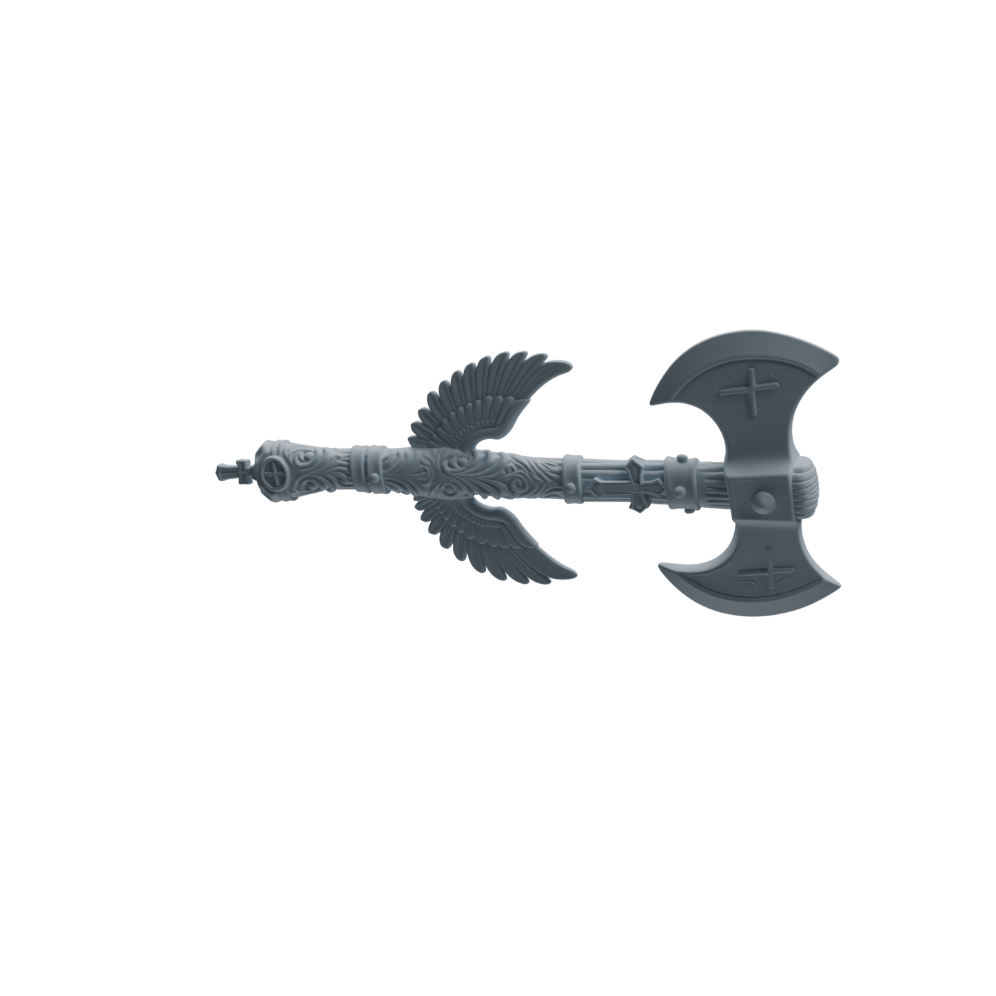 MRY-SFW LYGS423 Winged Decorative Axe Weapon Modern Model 4 pcs