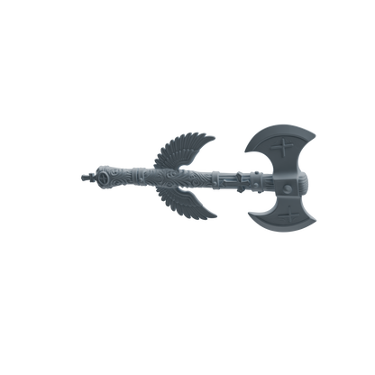MRY-SFW LYGS423 Winged Decorative Axe Weapon Modern Model 4 pcs