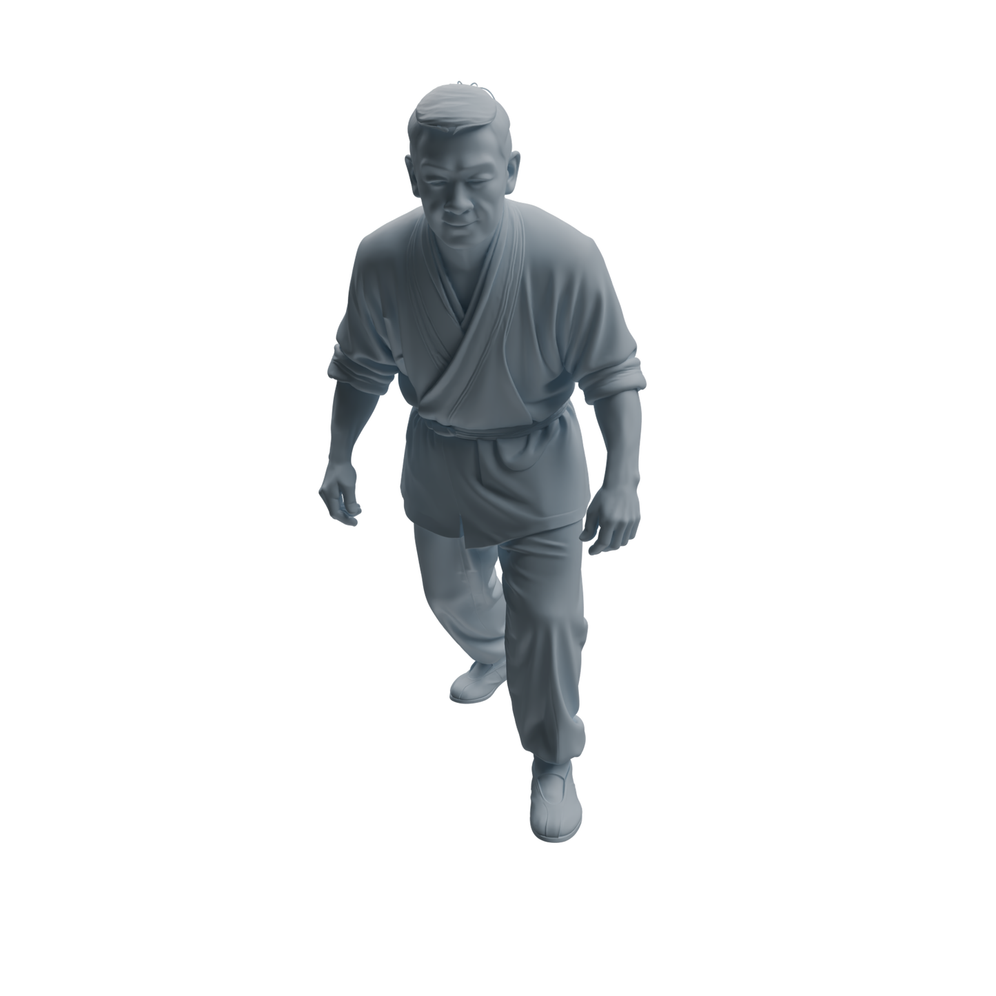 MRY-SFW LYTR997 Market Vendor Character Modern Model 4 pcs