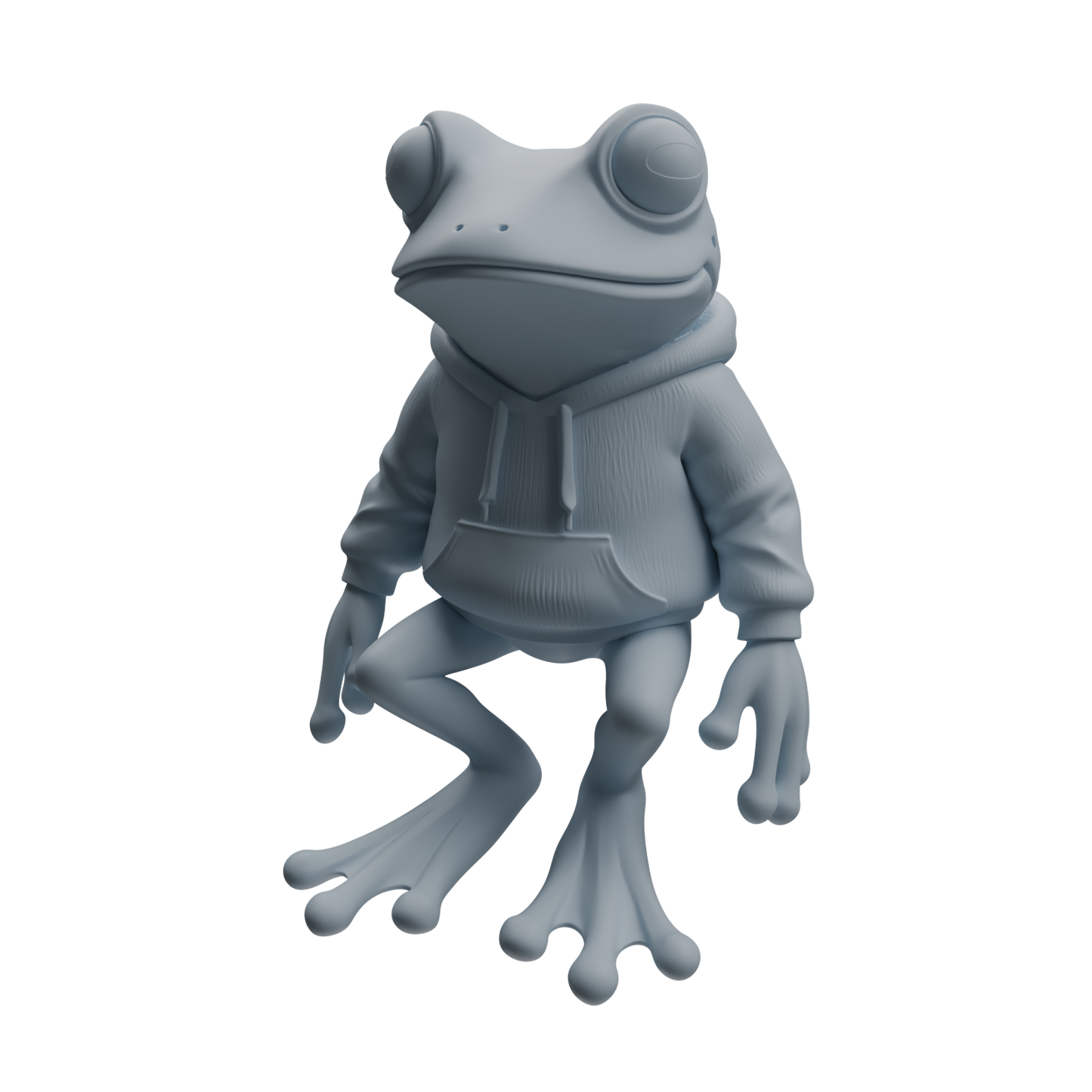MRY-SFW LYTR1053 Cartoon Frog Animal Modern Model 3 pcs