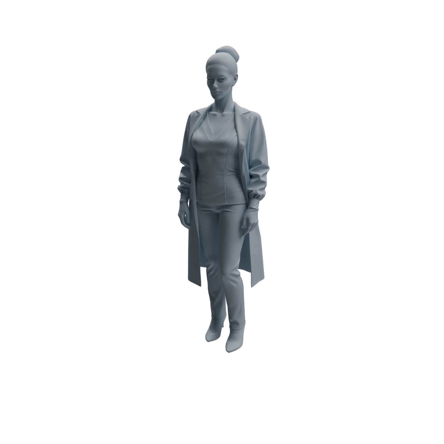 MRY-SFW LYTR999 Professional Female Doctor Character Modern Model 4 pcs