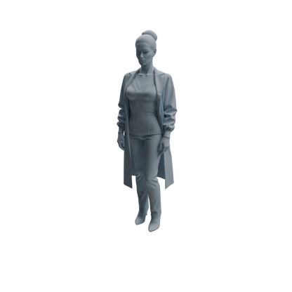 MRY-SFW LYTR999 Professional Female Doctor Character Modern Model 4 pcs