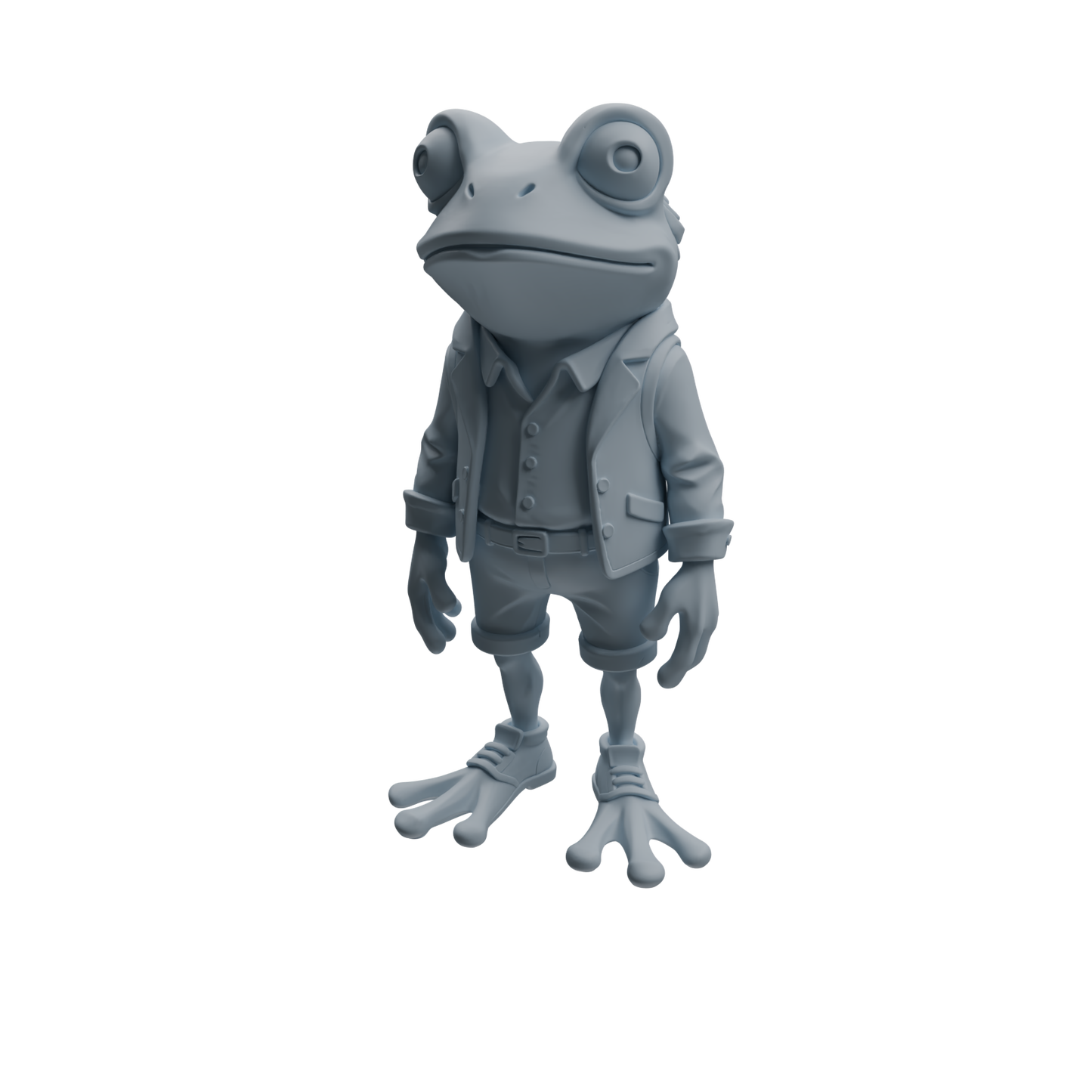 MRY-SFW LYTR1052 Cartoon Frog Animal Modern Model 4 pcs
