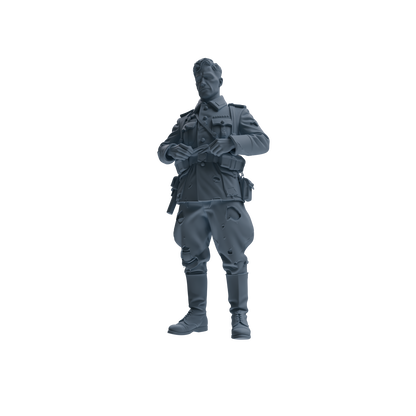 MRY-SFW SSTR181 Miniatures Soldier Model Kit Combat Soldier Pose Modern Model 6 pcs