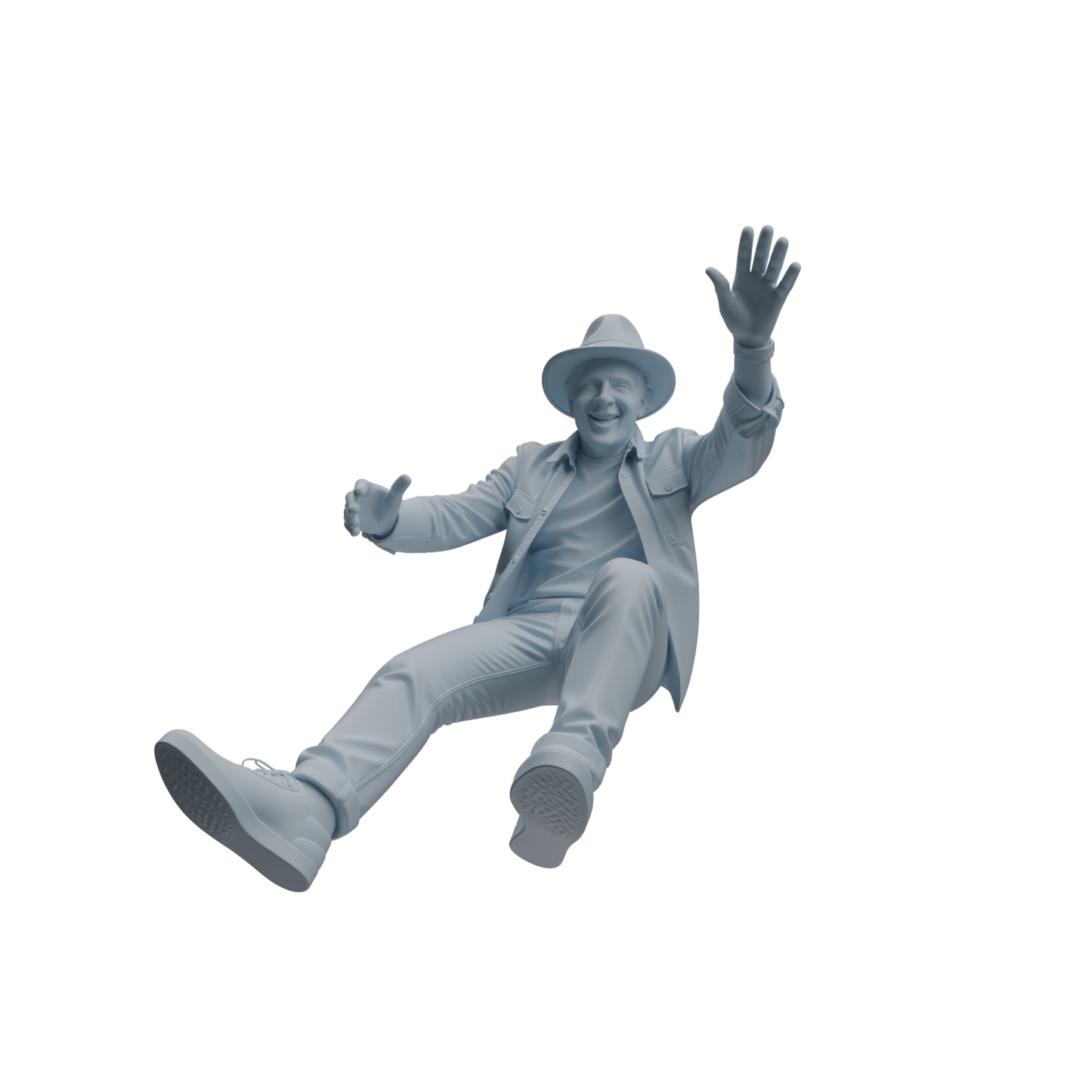MRY-SFW LYTR1041 Joyful Interactive Male Character Modern Model 4 pcs
