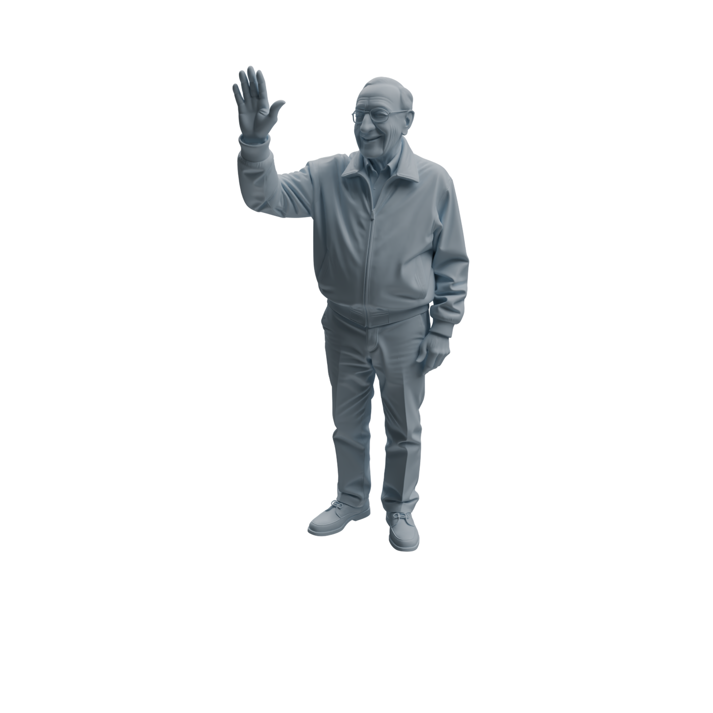 MRY-SFW LYTR1038 Daily Interactive Elderly Character Modern Model 4 pcs