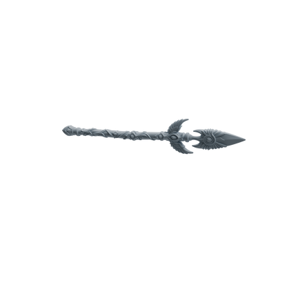 MRY-SFW LYGS411 Winged Decorative Spear and Axe Weapon Modern Model 4 pcs