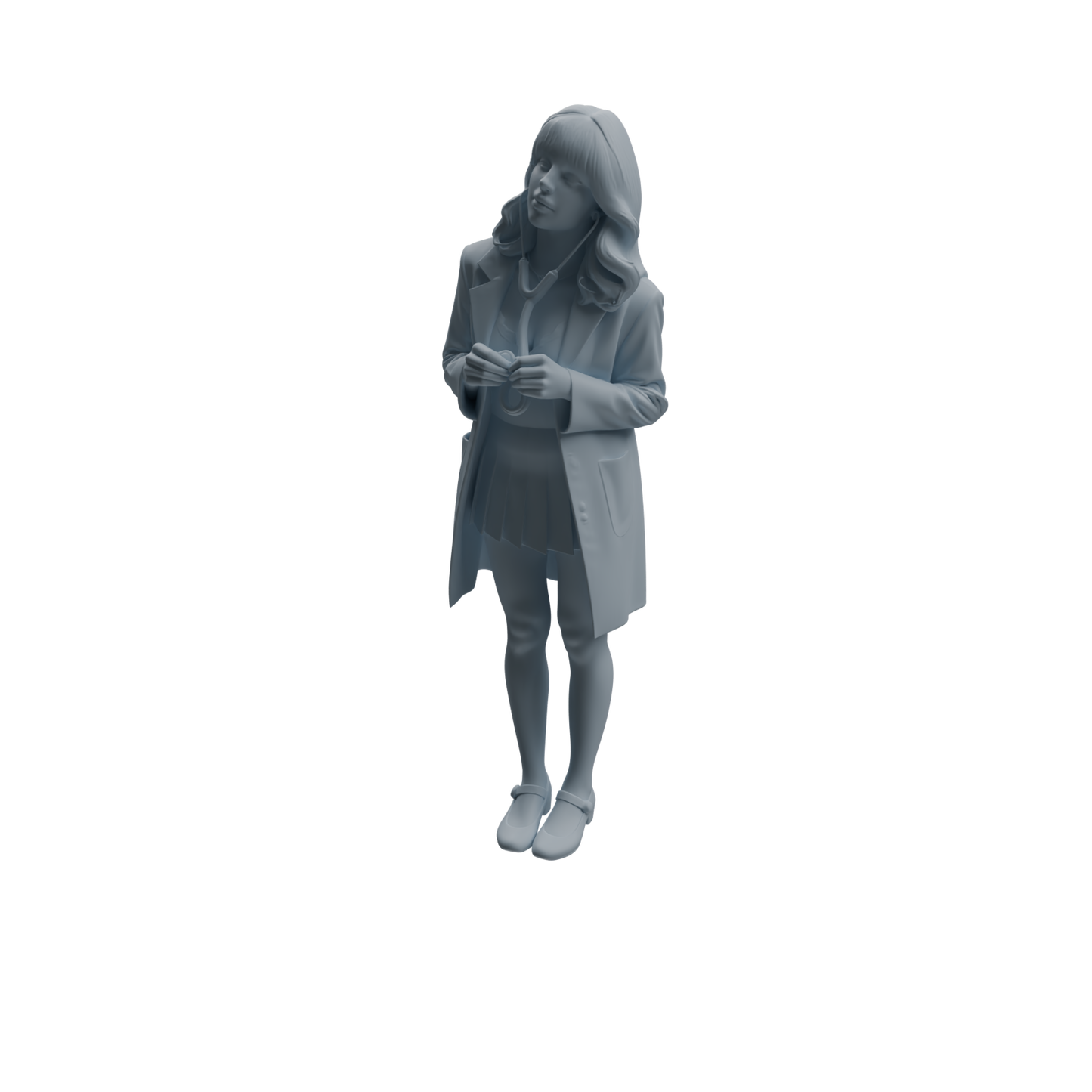 MRY-SFW LYTR1006 Female Doctor in Clinic Scene Character Modern Model 4 pcs