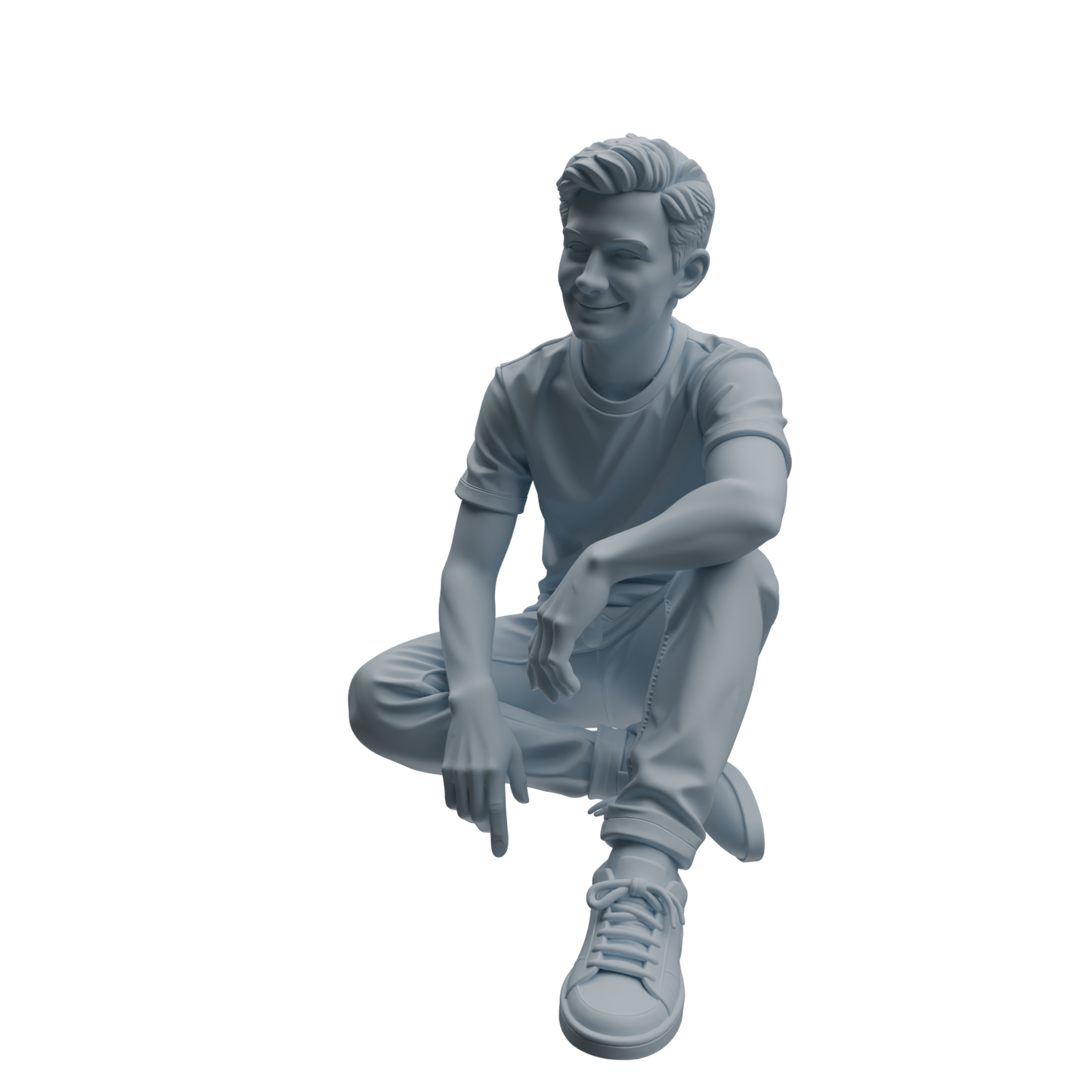 MRY-SFW LYTR1060 Casual Sitting & Waving Character Modern Model 3 pcs