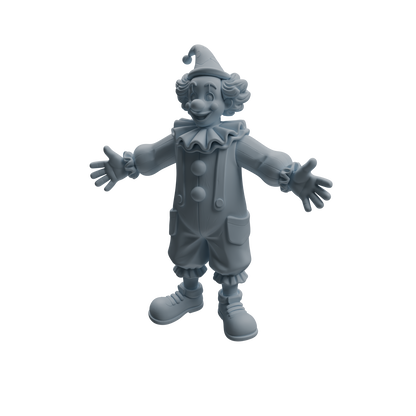 MRY-SFW LYTR1054 Clown Character Modern Model 4 pcs