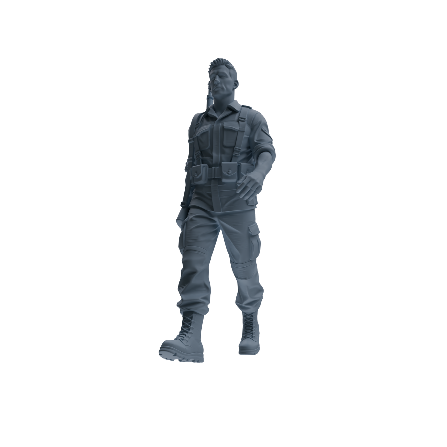 MRY-SFW SSTR178 Miniatures Soldier Model Kit Resting Soldier Pose Modern Model 6 pcs
