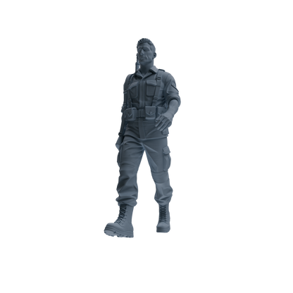 MRY-SFW SSTR178 Miniatures Soldier Model Kit Resting Soldier Pose Modern Model 6 pcs