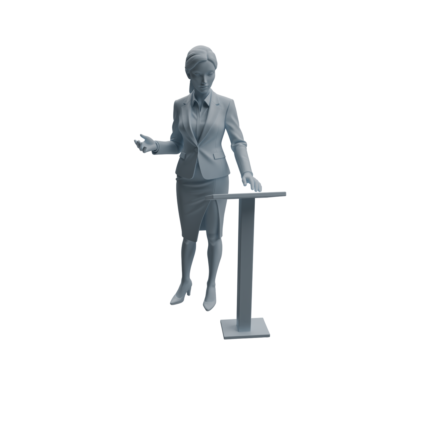 MRY-SFW LYTR961 Podium Teaching Teacher Character Modern Model 4 pcs