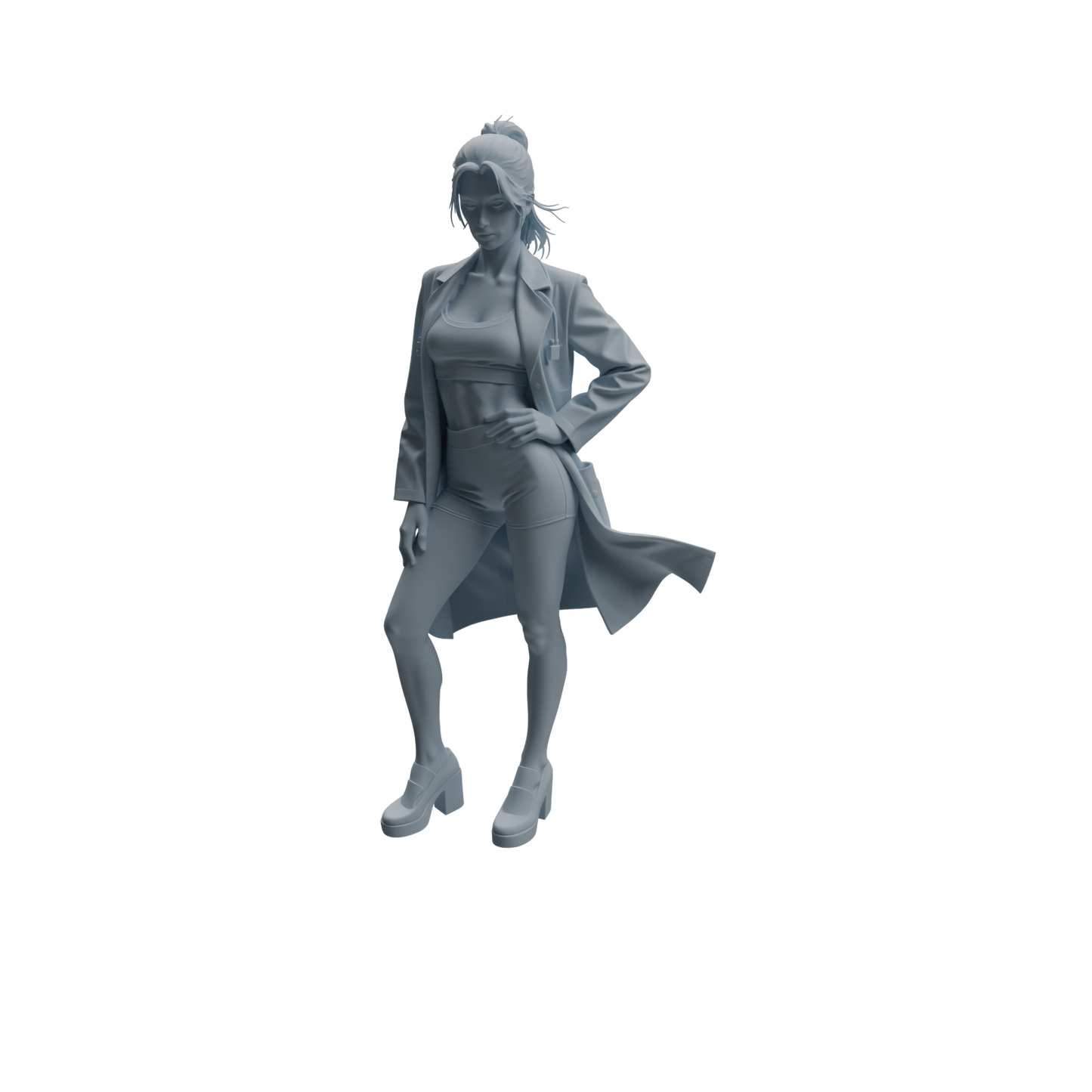 MRY-SFW LYTR1001 Stylish Female Doctor Character Modern Model 3 pcs
