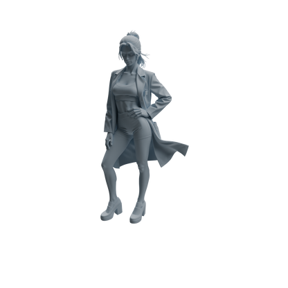 MRY-SFW LYTR1001 Stylish Female Doctor Character Modern Model 3 pcs