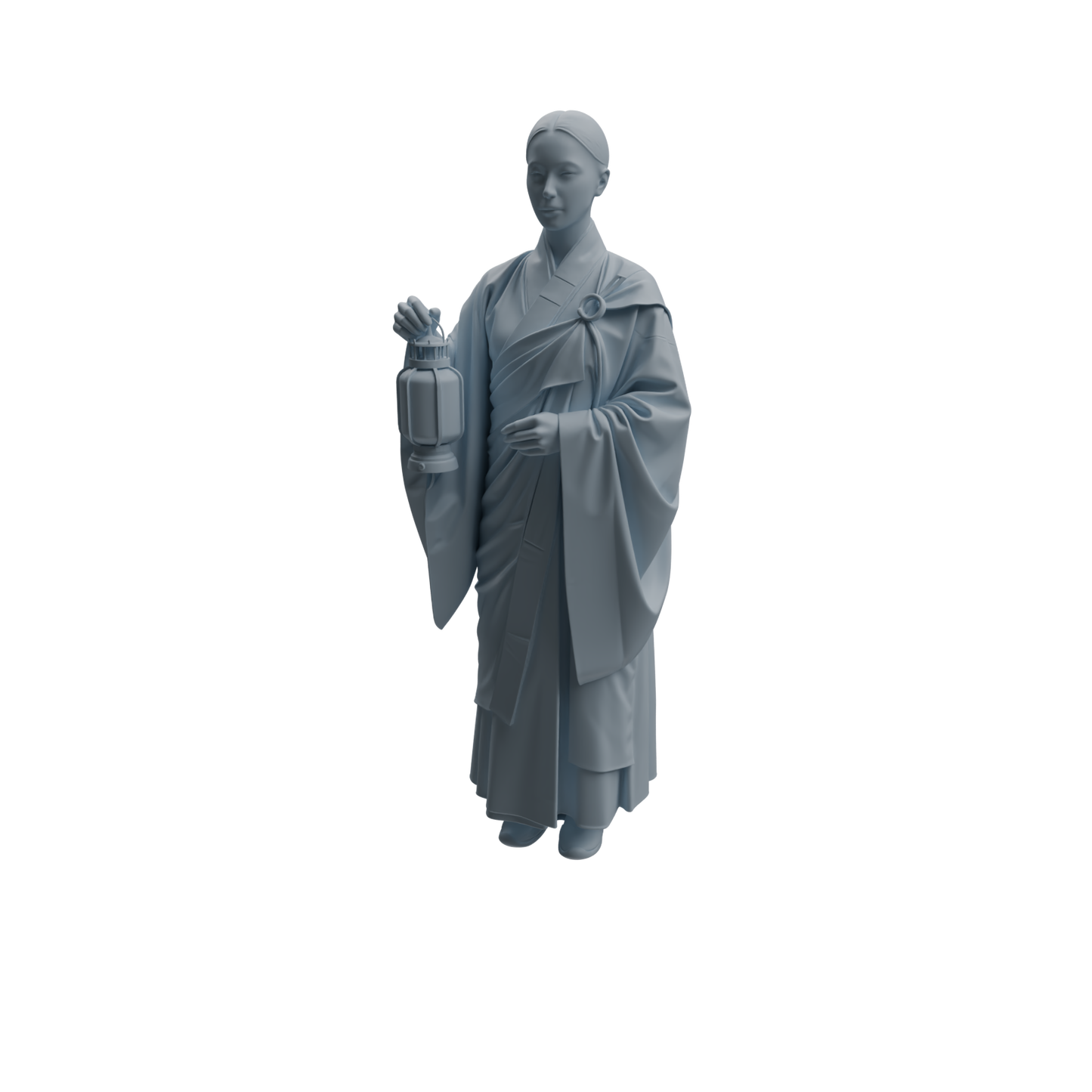 MRY-SFW LYTR1086 Ancient Costume Lantern-holding Character Modern Model 3 pcs