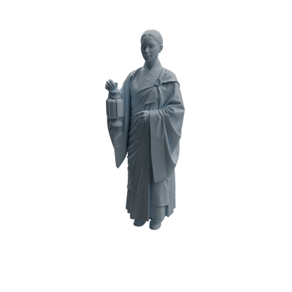 MRY-SFW LYTR1086 Ancient Costume Lantern-holding Character Modern Model 3 pcs