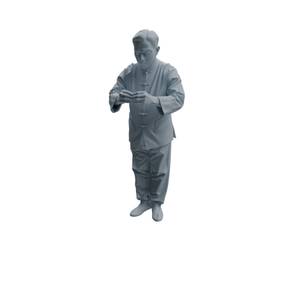 MRY-SFW LYTR1088 Multi-pose Kneeling Character Modern Model 4 pcs