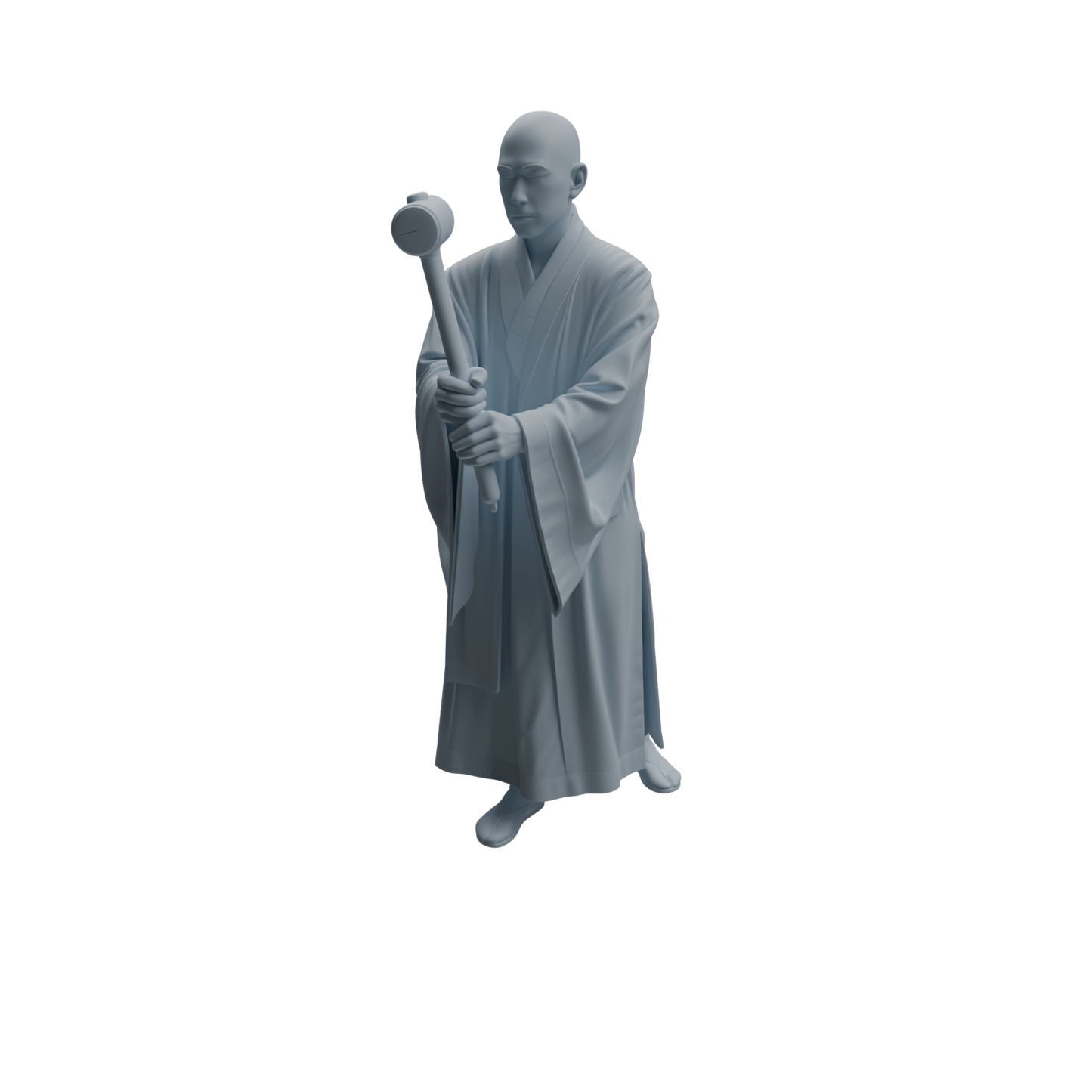 MRY-SFW LYTR1085 Martial Monk with Ritual Tools Character Modern Model 4 pcs