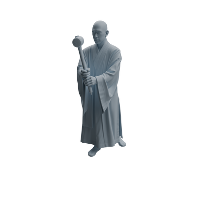 MRY-SFW LYTR1085 Martial Monk with Ritual Tools Character Modern Model 4 pcs
