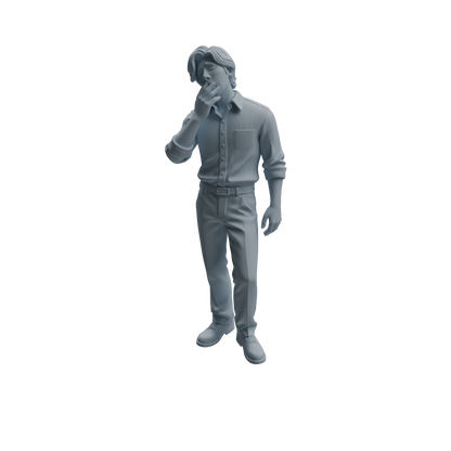 MRY-SFW LYTR941 Party Man Character Modern Model 3 pcs