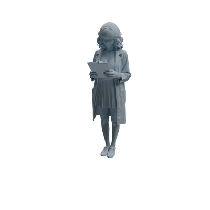MRY-SFW LYTR1004 Female Medical Staff in Uniform Character Modern Model 4 pcs