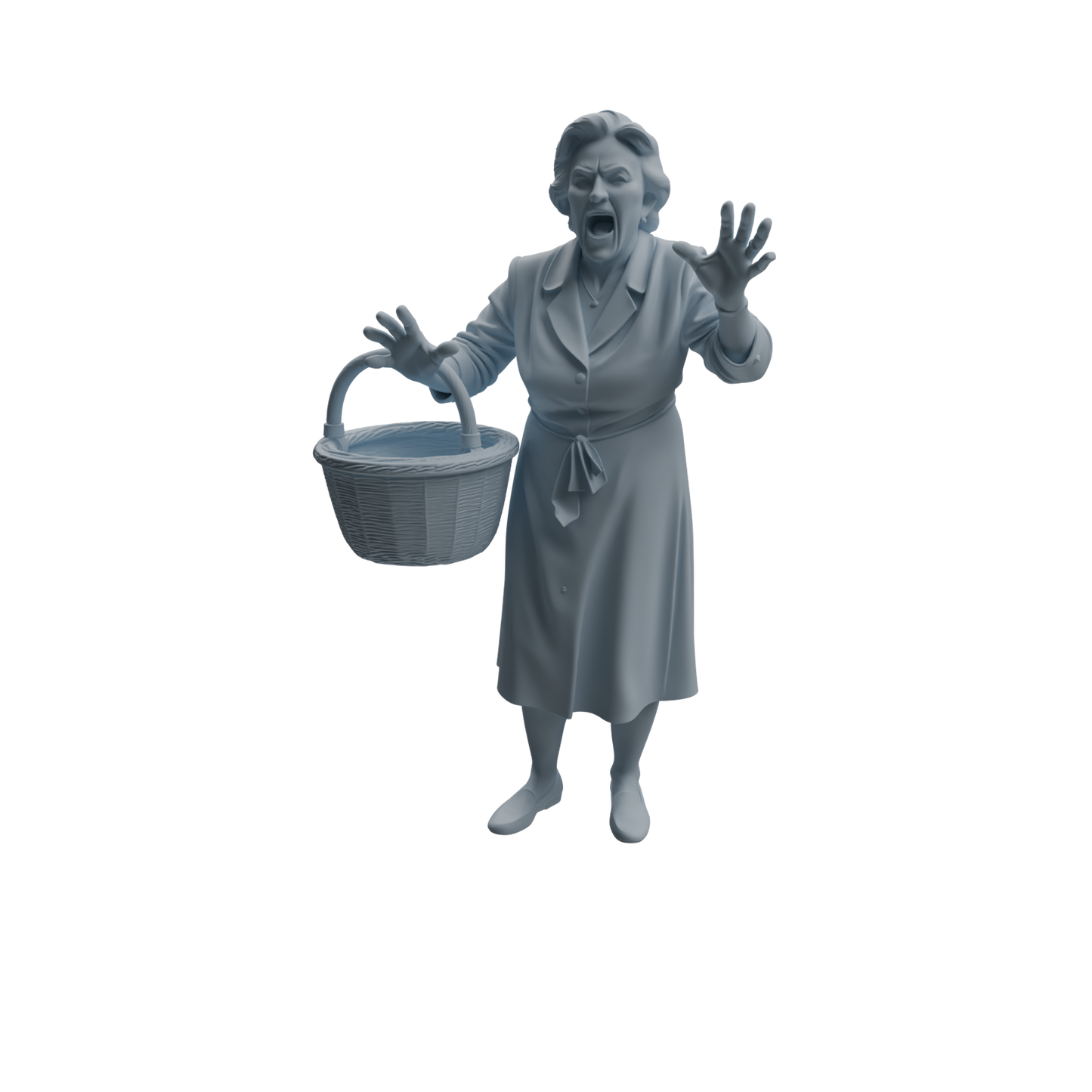 MRY-SFW LYTR994 Elderly with Basket Character Modern Model 4 pcs