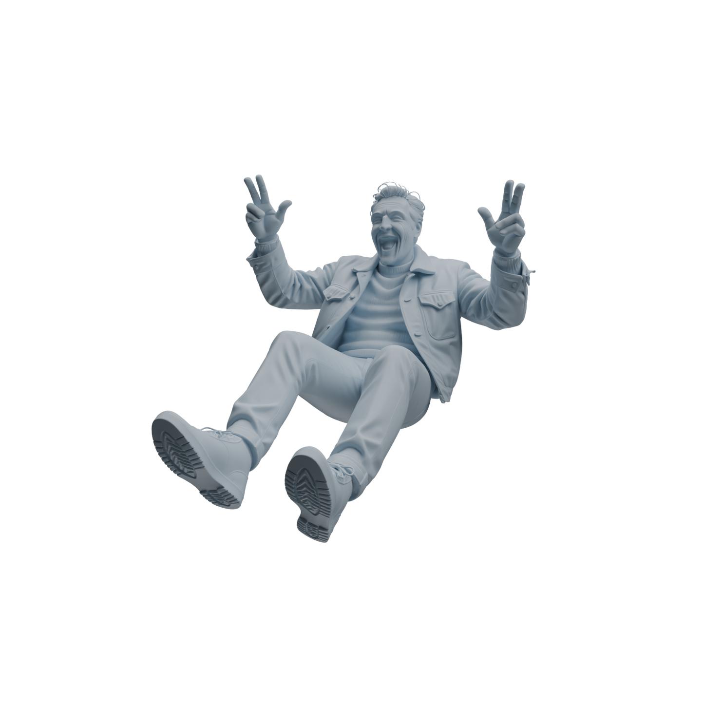 MRY-SFW LYTR1033 Joyful Interactive Male Character Modern Model 3 pcs