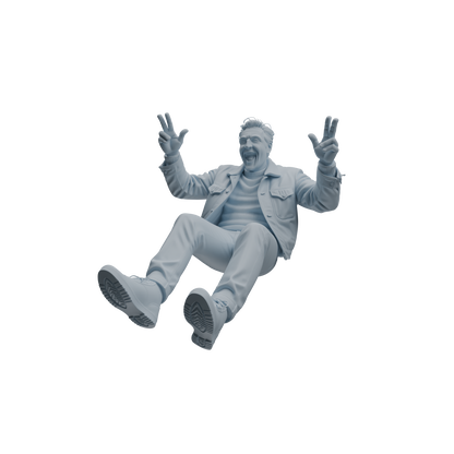 MRY-SFW LYTR1033 Joyful Interactive Male Character Modern Model 3 pcs