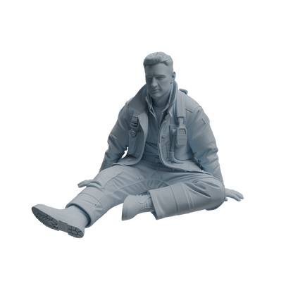 MRY-SFW LYTR1061 Firefighter Character Modern Model 4 pcs