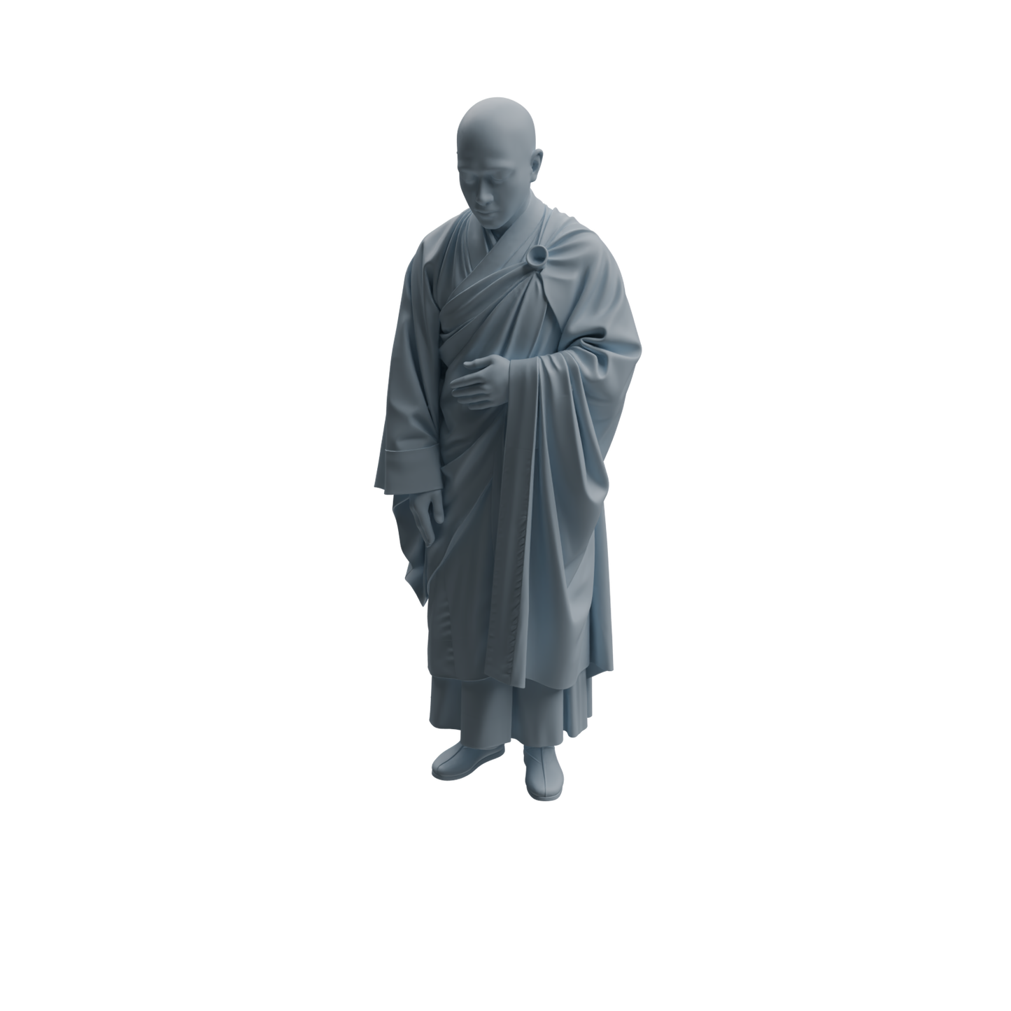 MRY-SFW LYTR1081 Buddha-worshipping Monk Character Modern Model 4 pcs