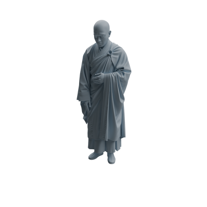 MRY-SFW LYTR1081 Buddha-worshipping Monk Character Modern Model 4 pcs