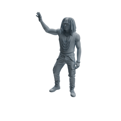 MRY-SFW LYTR927 Nightclub Dancer Man Character Modern Model 4 pcs