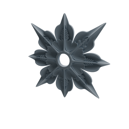 MRY-SFW LYGS450 Floral Pattern Shuriken & Ancient Bow Modern Model 4 pcs