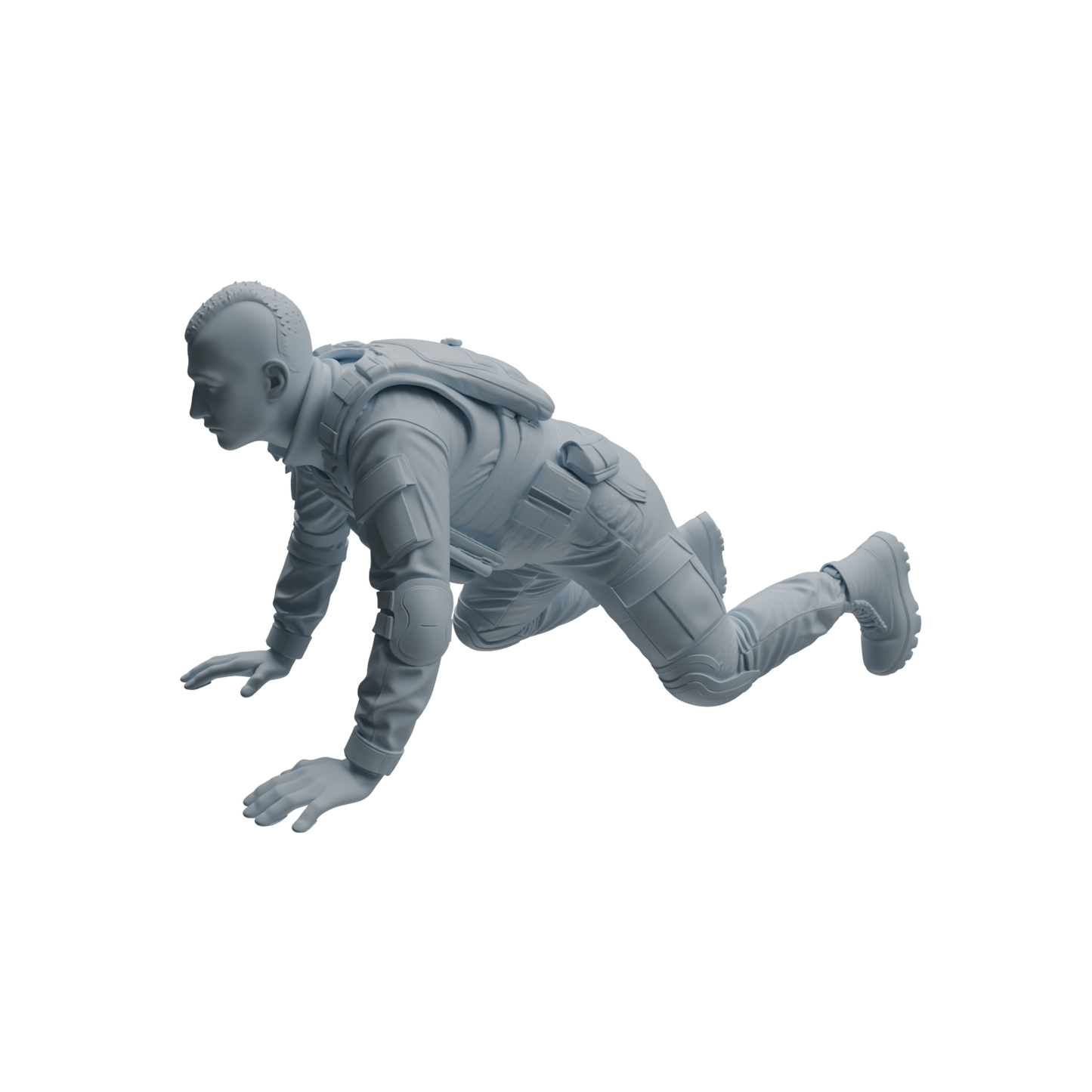 MRY-SFW LYTR952 Tactical Gear Man Character Modern Model 4 pcs