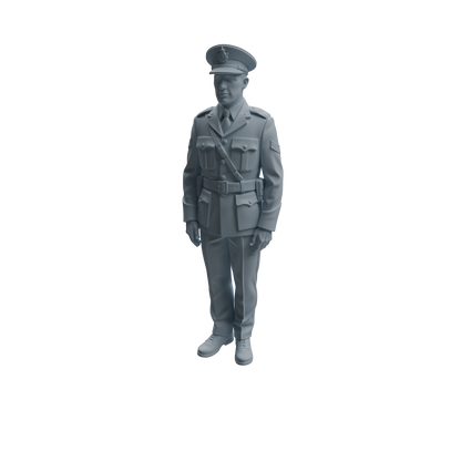MRY-SFW LYTR947 Military Officer Man Character Modern Model 4 pcs