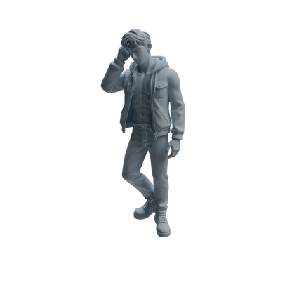 MRY-SFW LYTR939 Urban Man Character Modern Model 3 pcs