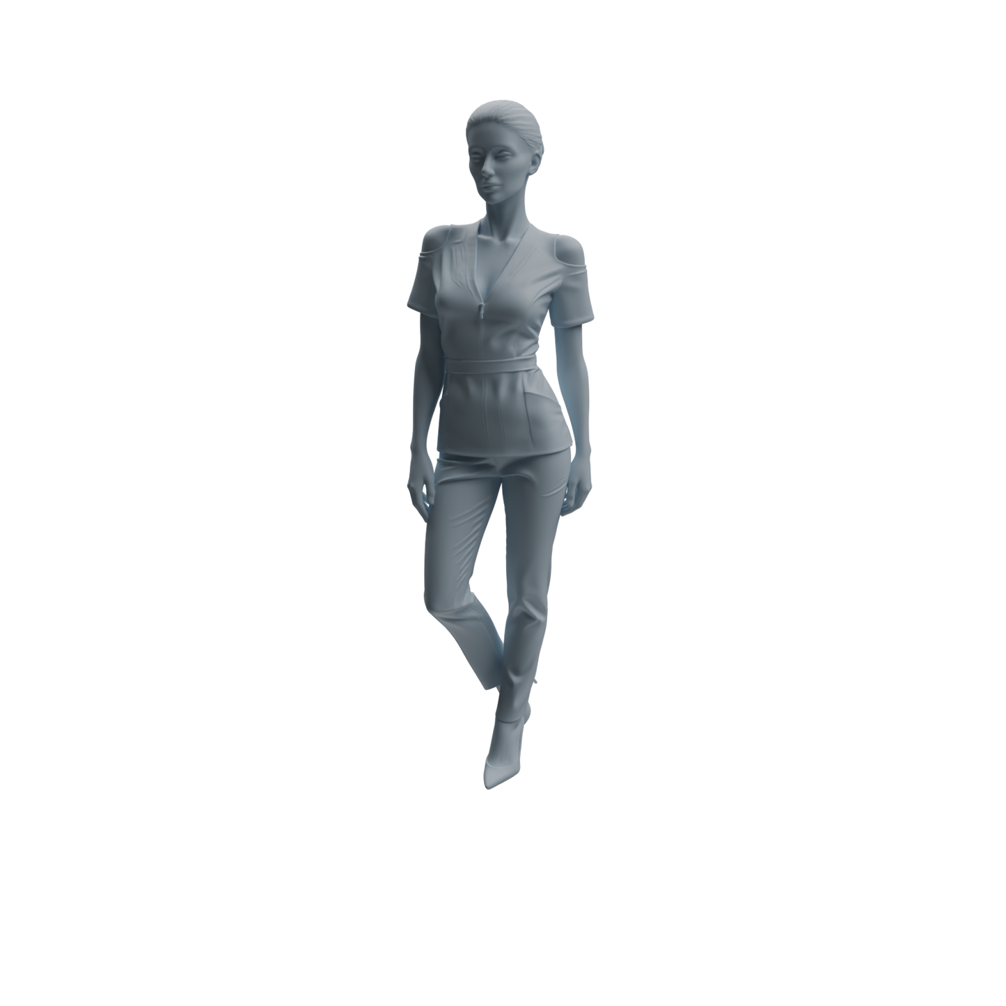 MRY-SFW LYTR1000 Female Doctor Character Model Modern 4 pcs