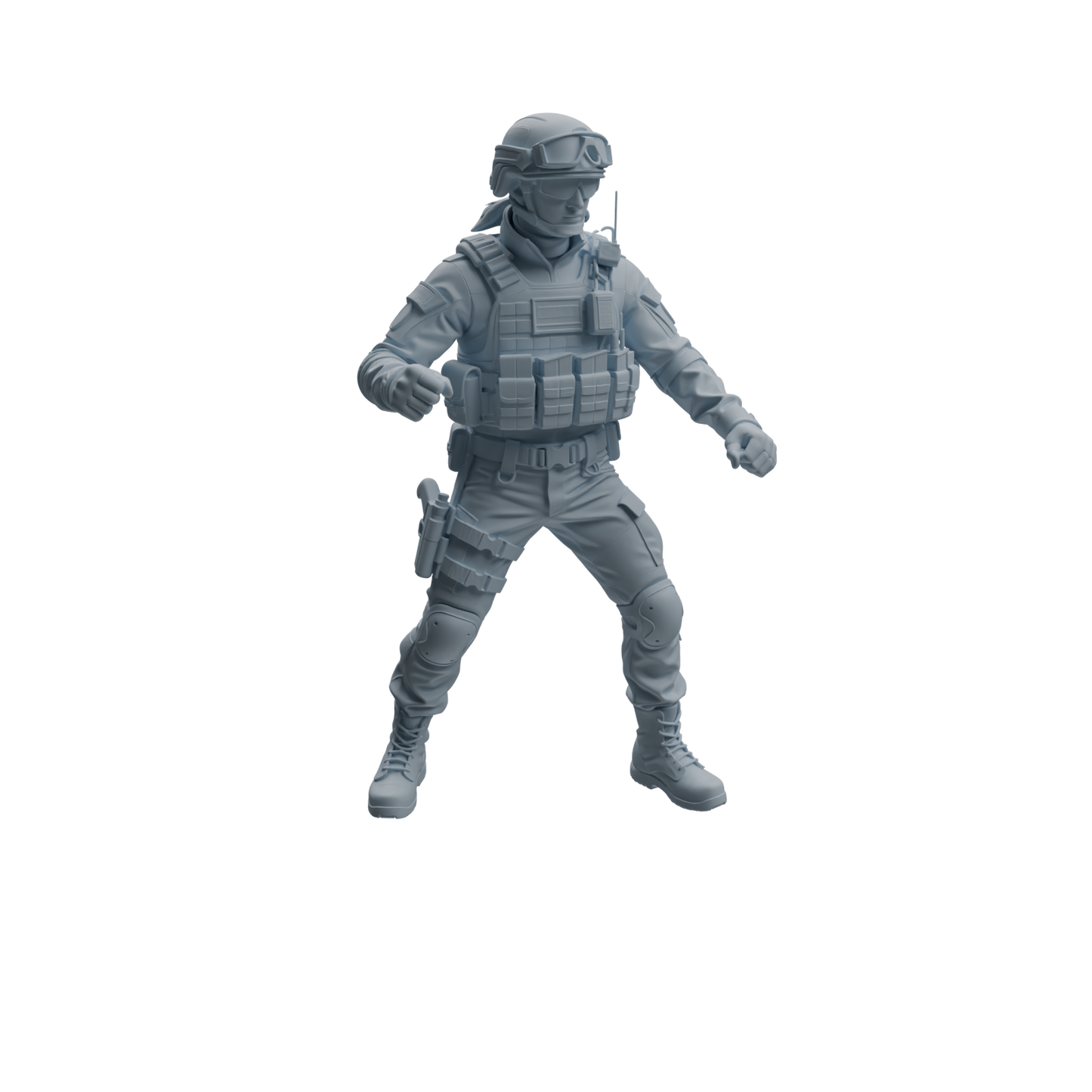 MRY-SFW LYTR954 Tactical Gear SWAT Officer Character Modern Model 4 pcs