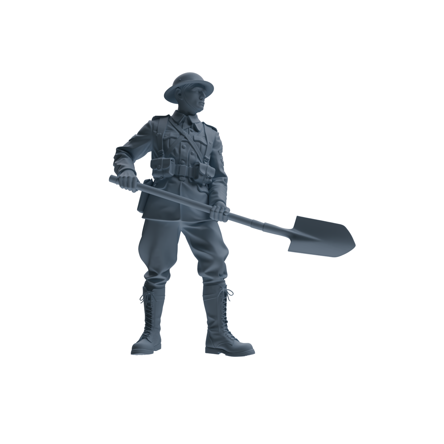 MRY-SFW SSTR177 Miniatures Soldier Model Kit Combat Engineer Soldier Modern Model 6 pcs