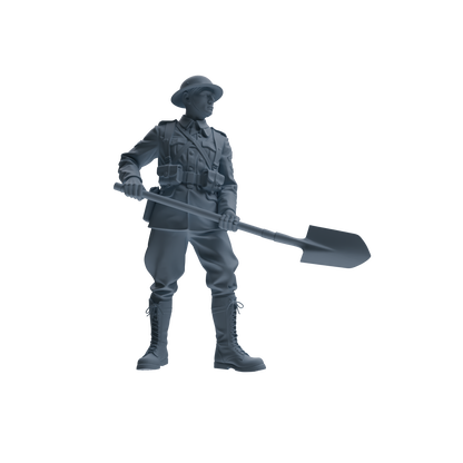 MRY-SFW SSTR177 Miniatures Soldier Model Kit Combat Engineer Soldier Modern Model 6 pcs